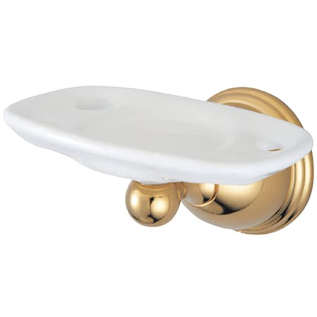 Kingston Brass Restoration Toothbrush W/ Tumbler Holders, Polished Brass BA3966PB